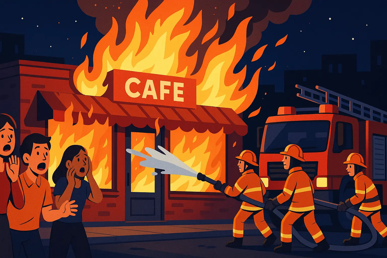 Đốt quán cà phê làm chết người bị truy cứu về tội gì?