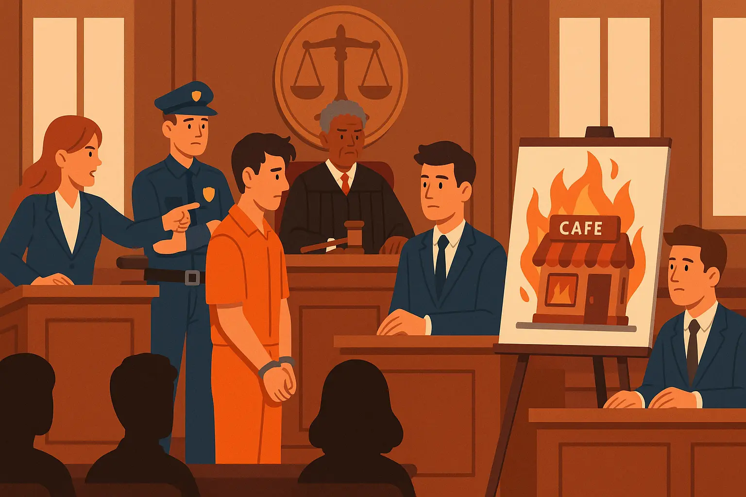 Dùng xăng đốt quán cà phê có bị xem là tình tiết tăng nặng không?