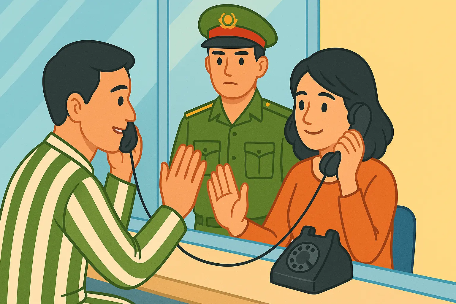 Ai là người bố trí phòng gặp thân nhân cho người bị kết án tử hình?