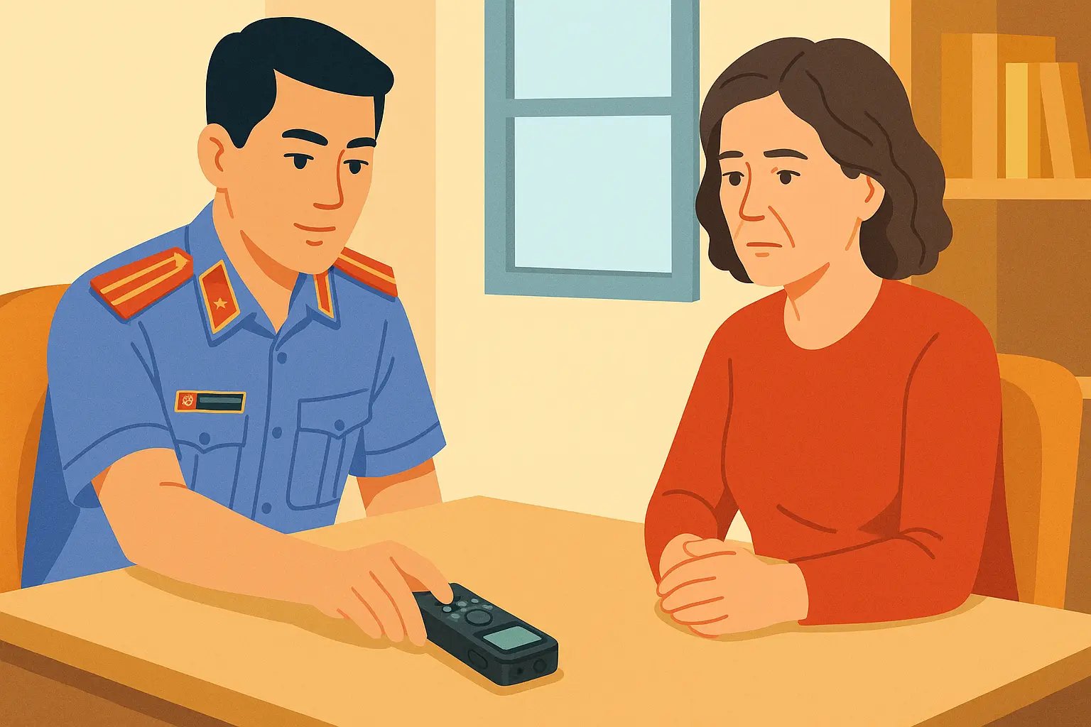 Lời khai của người làm chứng có được ghi âm lại không?