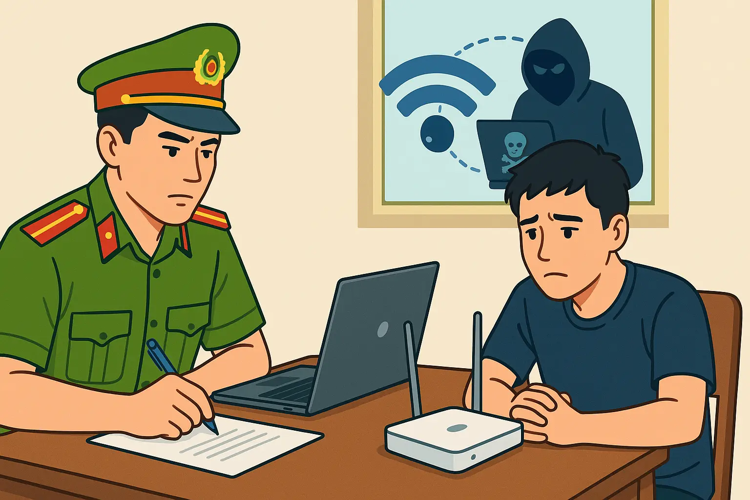 Tự ý cắt đường dây internet nhà hàng xóm có bị xử phạt hành chính không?