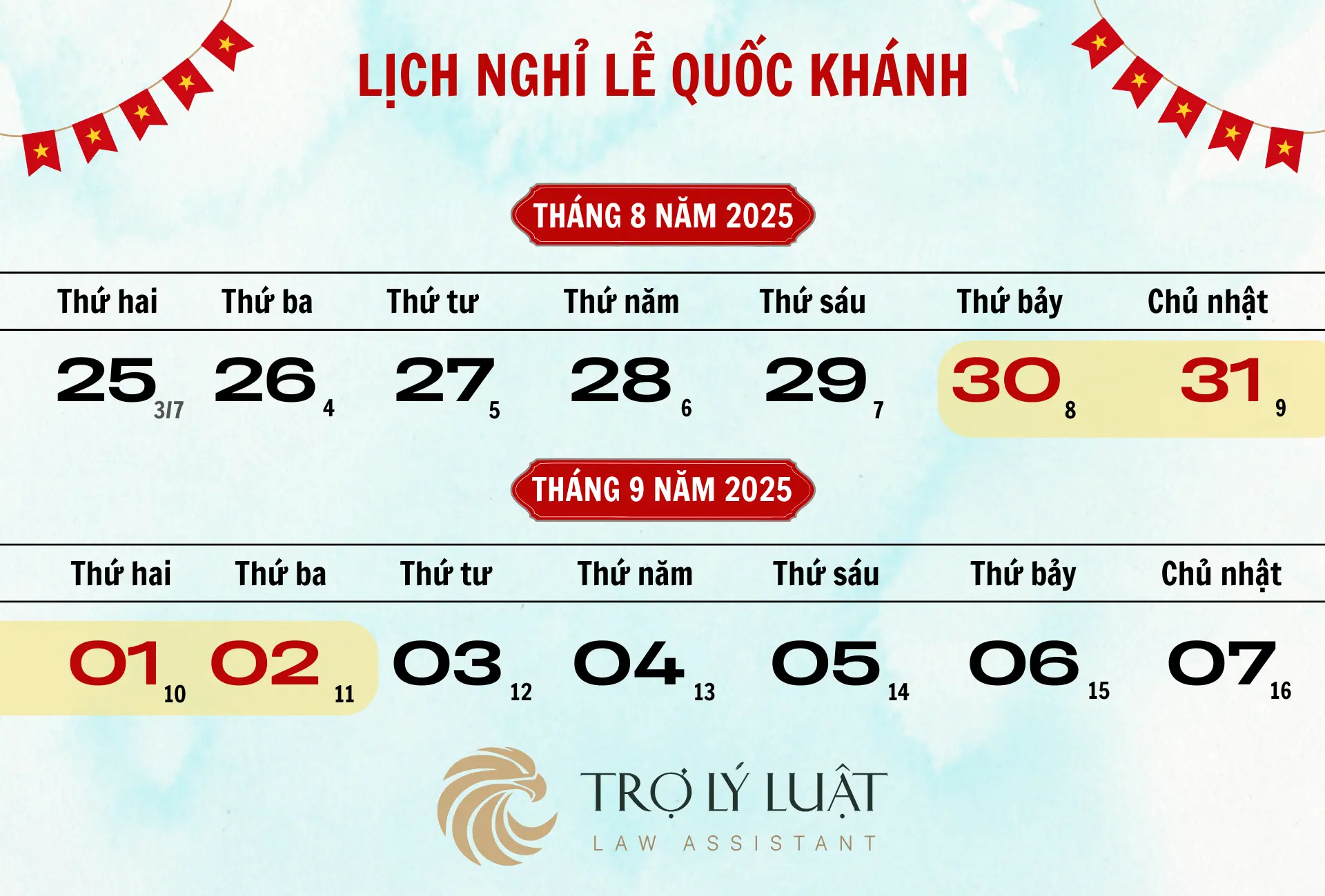 Cán bộ, công chức, viên chức được nghỉ bao nhiêu ngày dịp lễ 2/9/2025?