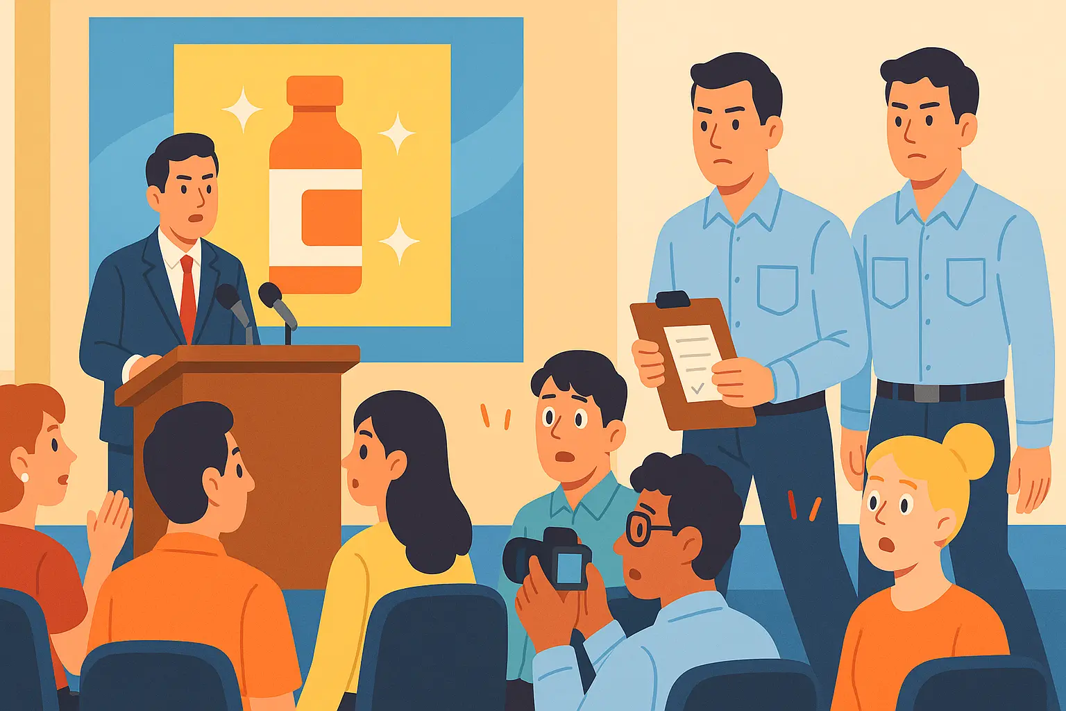 Nội dung họp báo không đúng với nội dung đã đăng ký có bị phạt không?