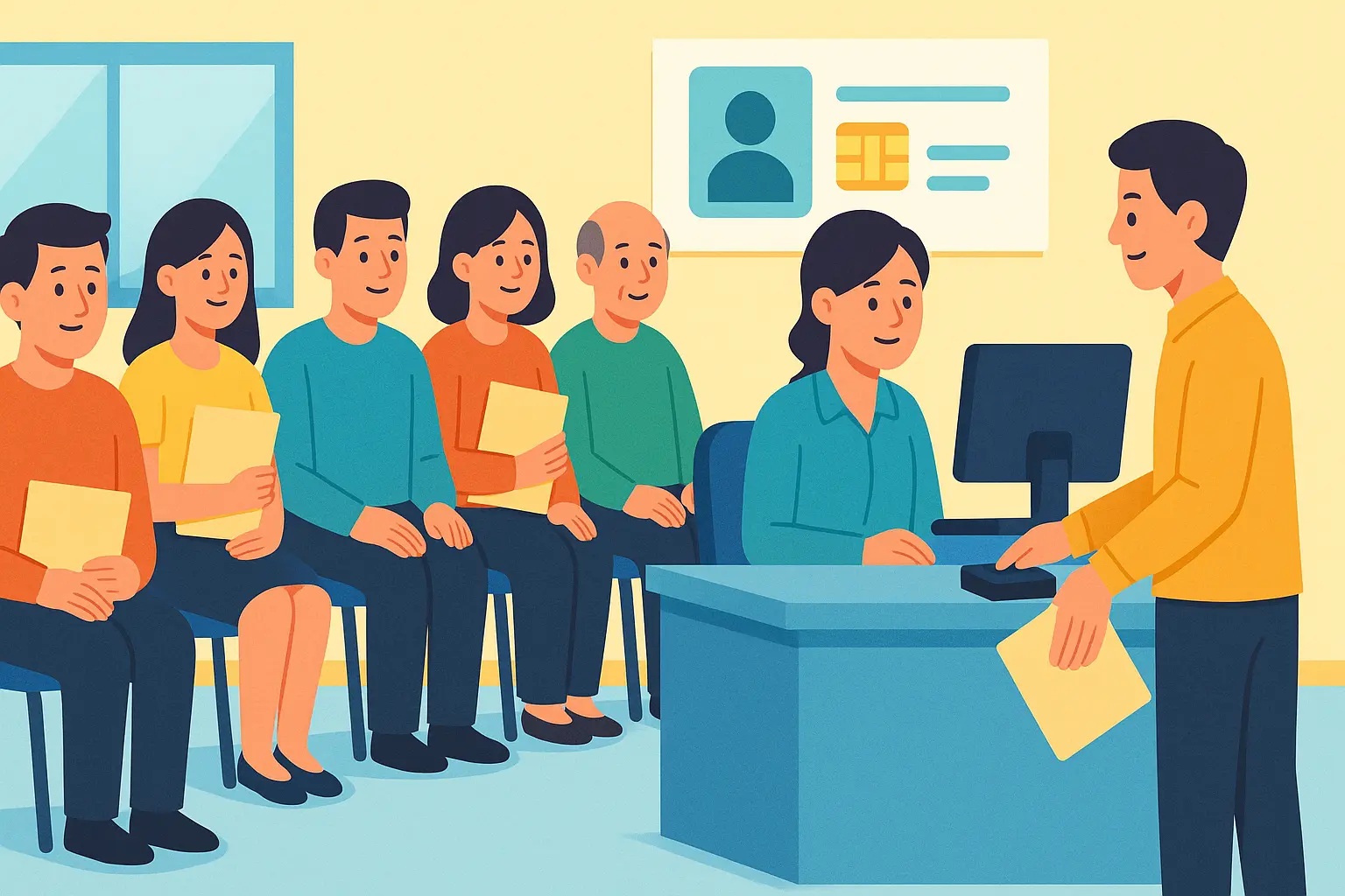 Anh Hoàng vẫn dùng căn cước không gắn chip để giao dịch ngân hàng