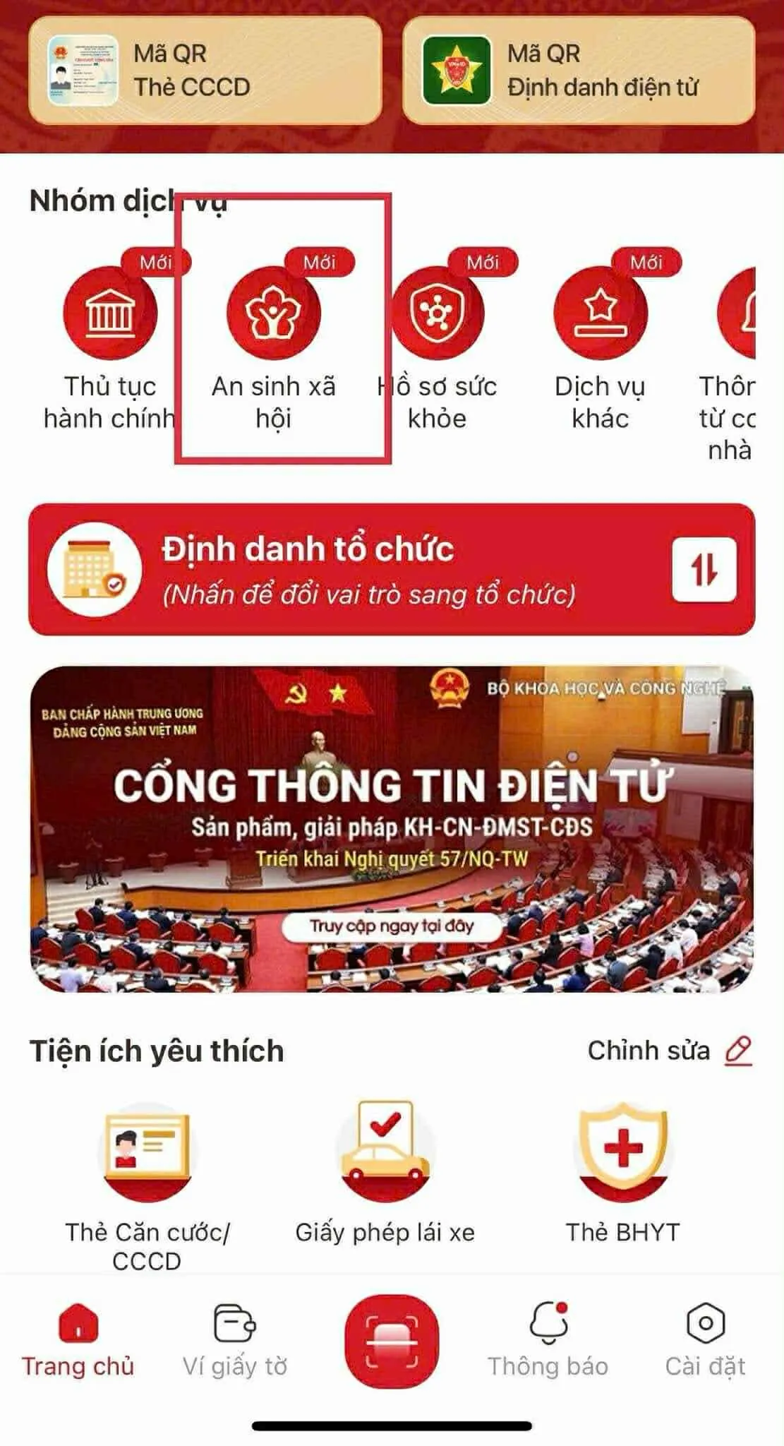 Đăng nhập VNeID