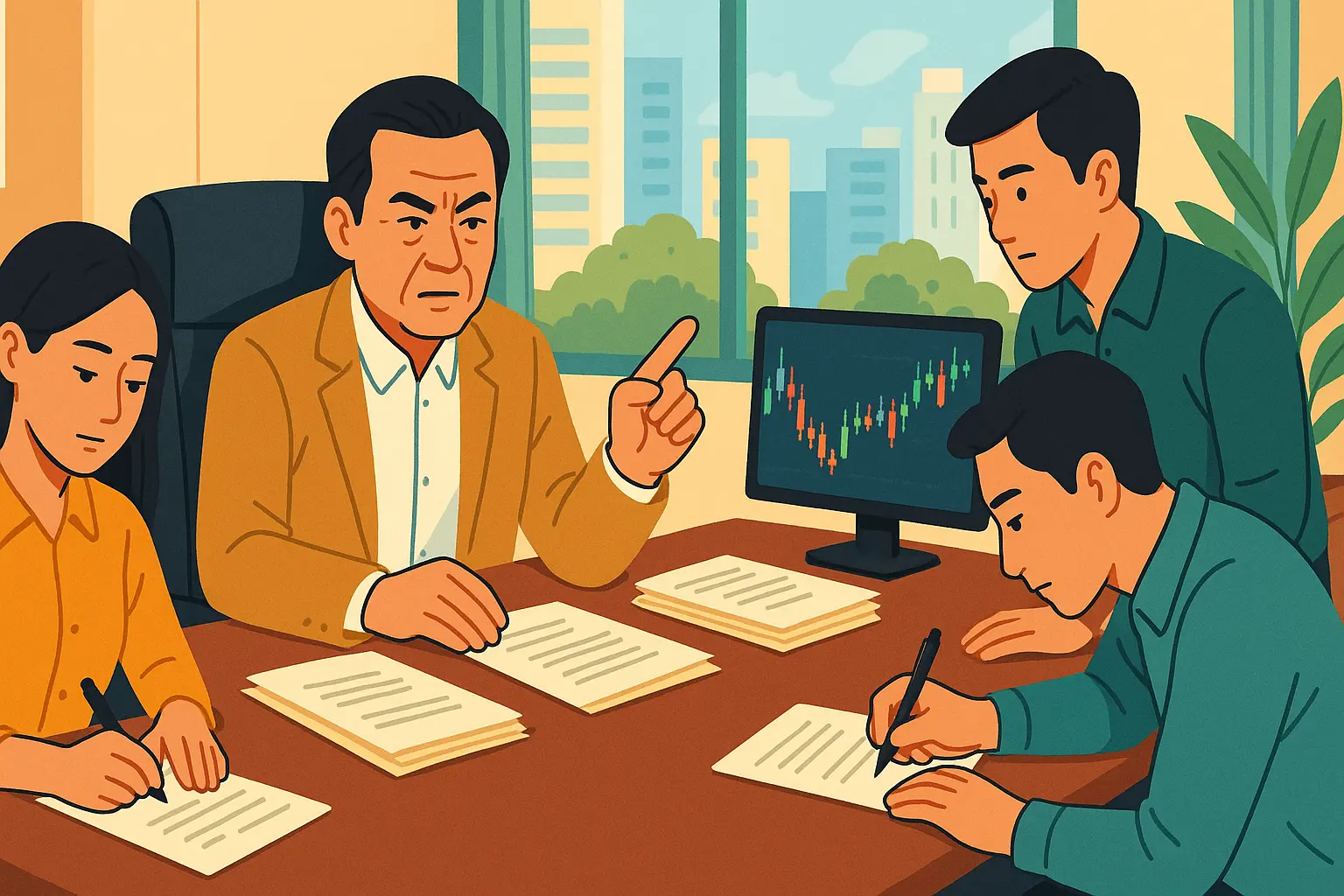 Tổ chức nhân sự và chuẩn bị công cụ phạm tội