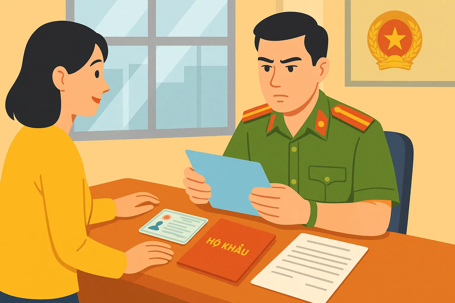 Chị Trang đổi căn cước vì chuyển hộ khẩu về địa phương mớ