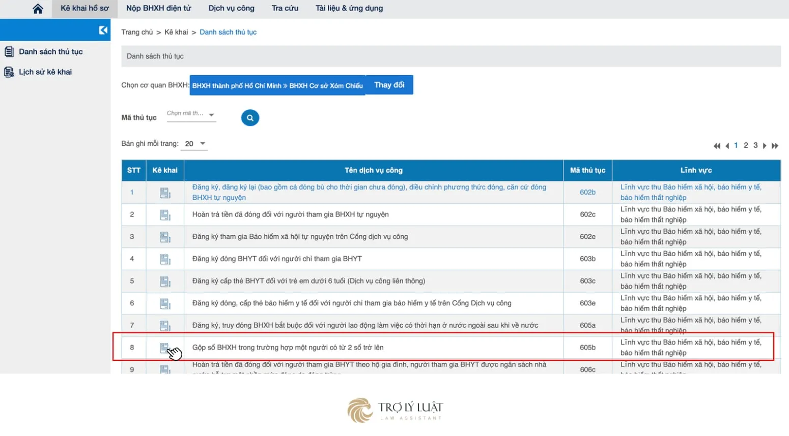 Gộp sổ BHXH đối với người có từ 2 sổ trở lên
