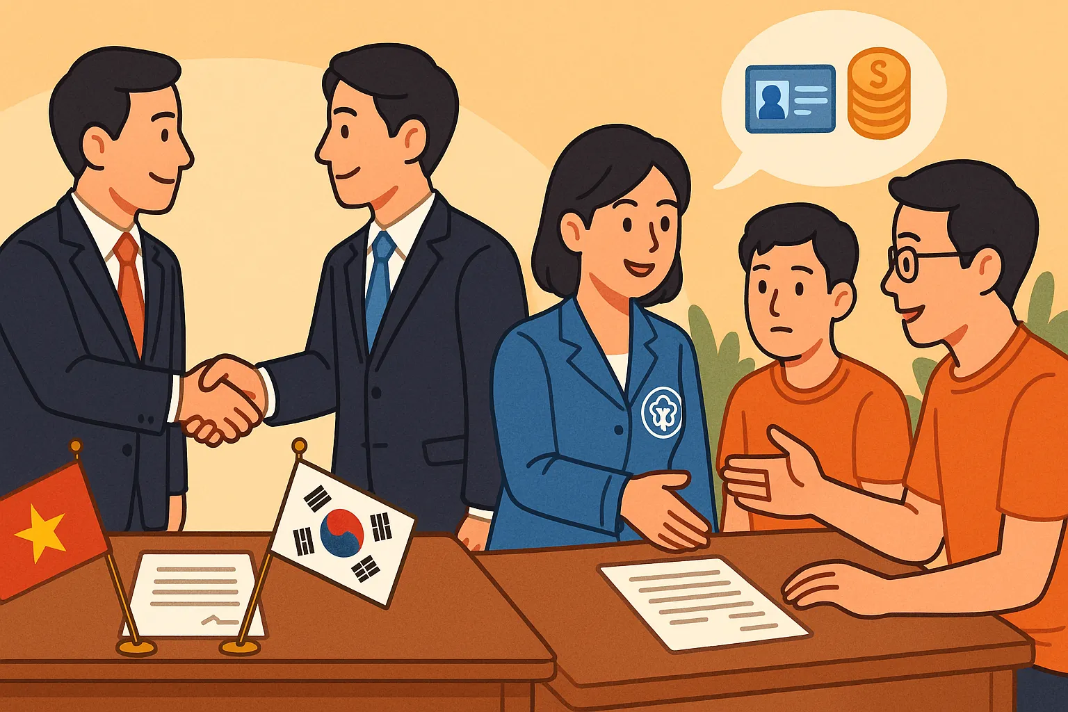 Việt Nam ký kết thỏa thuận với Hàn Quốc về bảo hiểm xã hội