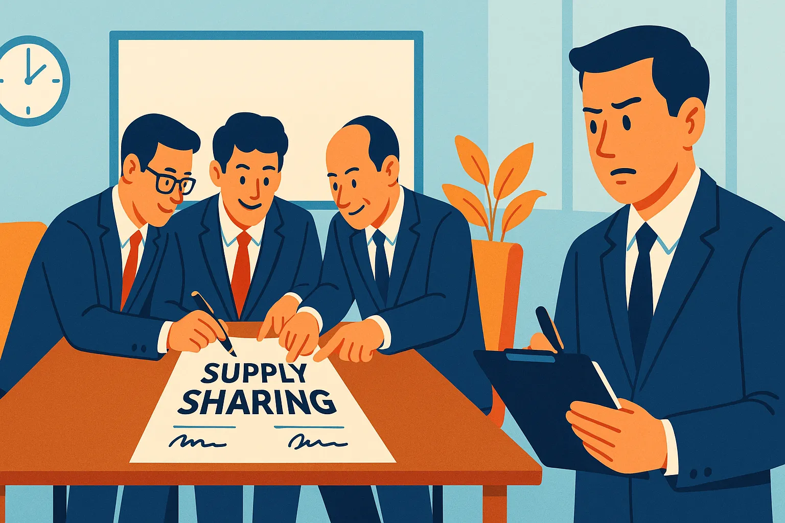 Thỏa thuận phân chia khách hàng có phải là hành vi vi phạm pháp luật không?