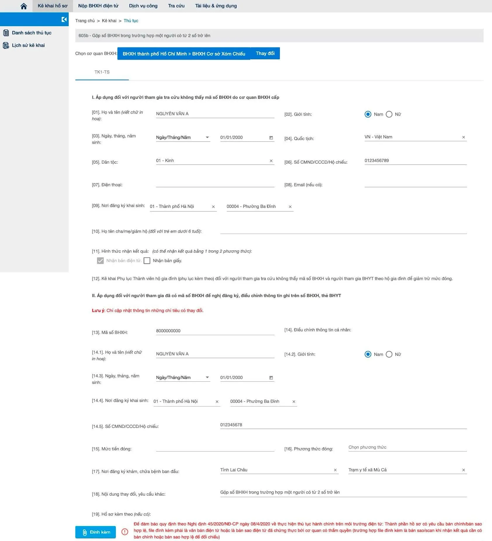Gộp sổ BHXH đối với người có từ 2 sổ trở lên