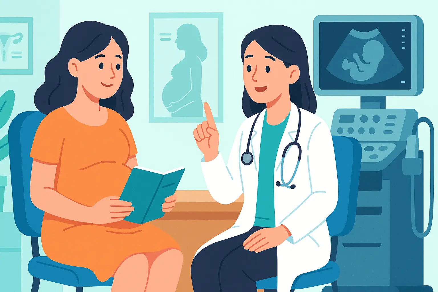 Chị Vân nghỉ khám thai theo đúng số lần và thời gian quy định