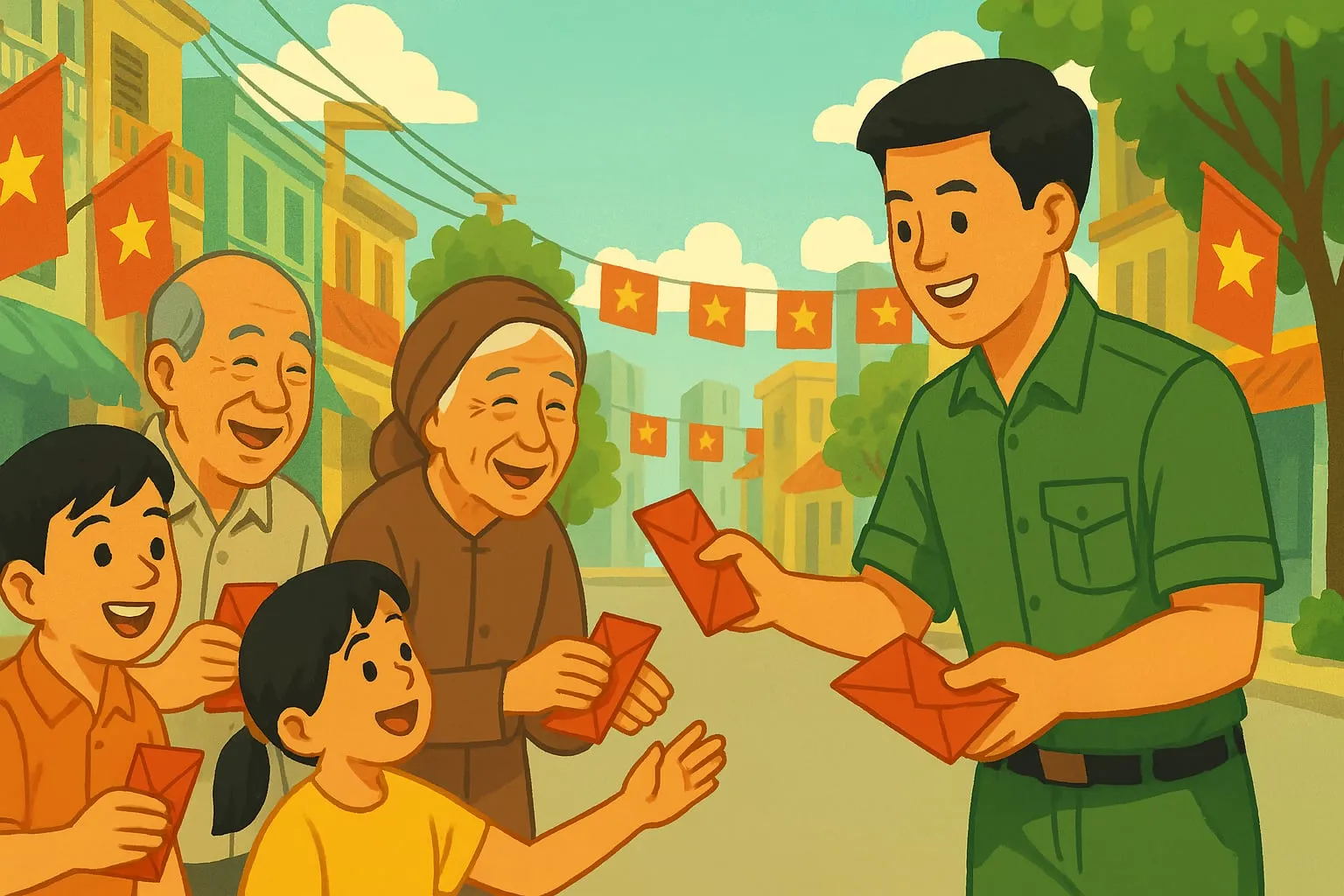 Hướng dẫn nhận 100.000 đồng quà Quốc khánh 2/9 qua VNeID