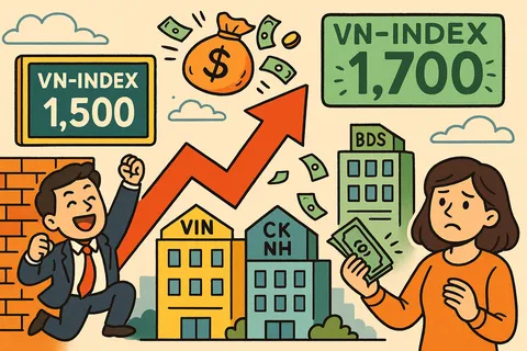 Giá cổ phiếu tăng bất ngờ trong thời gian ngắn