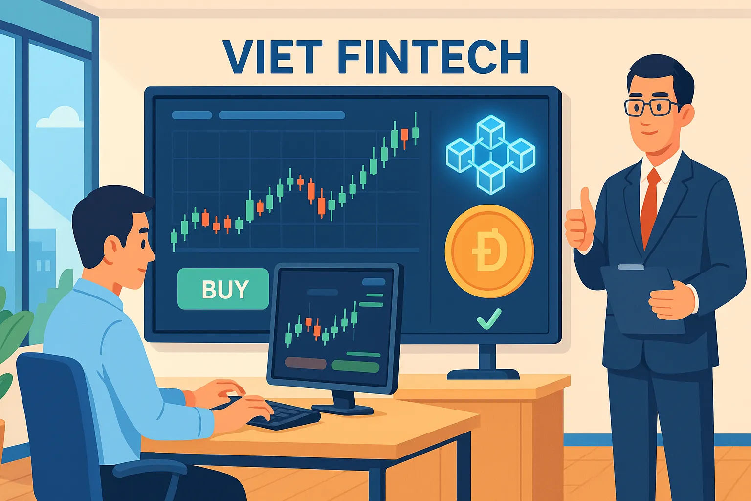 Doanh nghiệp Việt Fintech mở sàn giao dịch tại Hà Nội