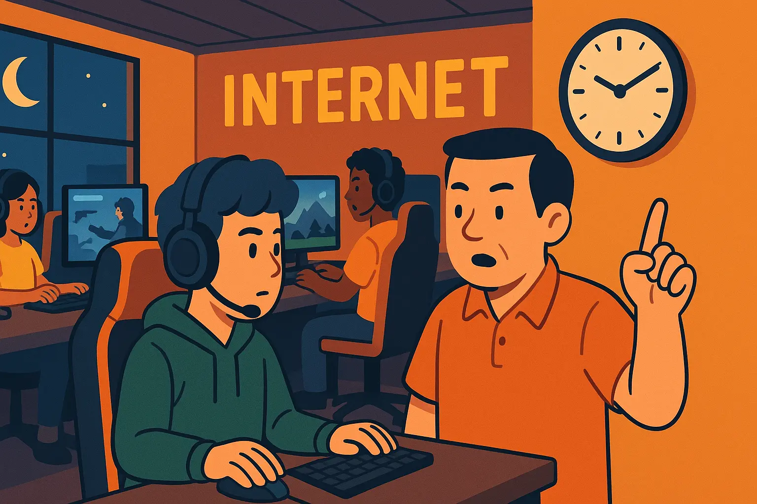 Thời gian hoạt động của tiệm net có bị hạn chế không?