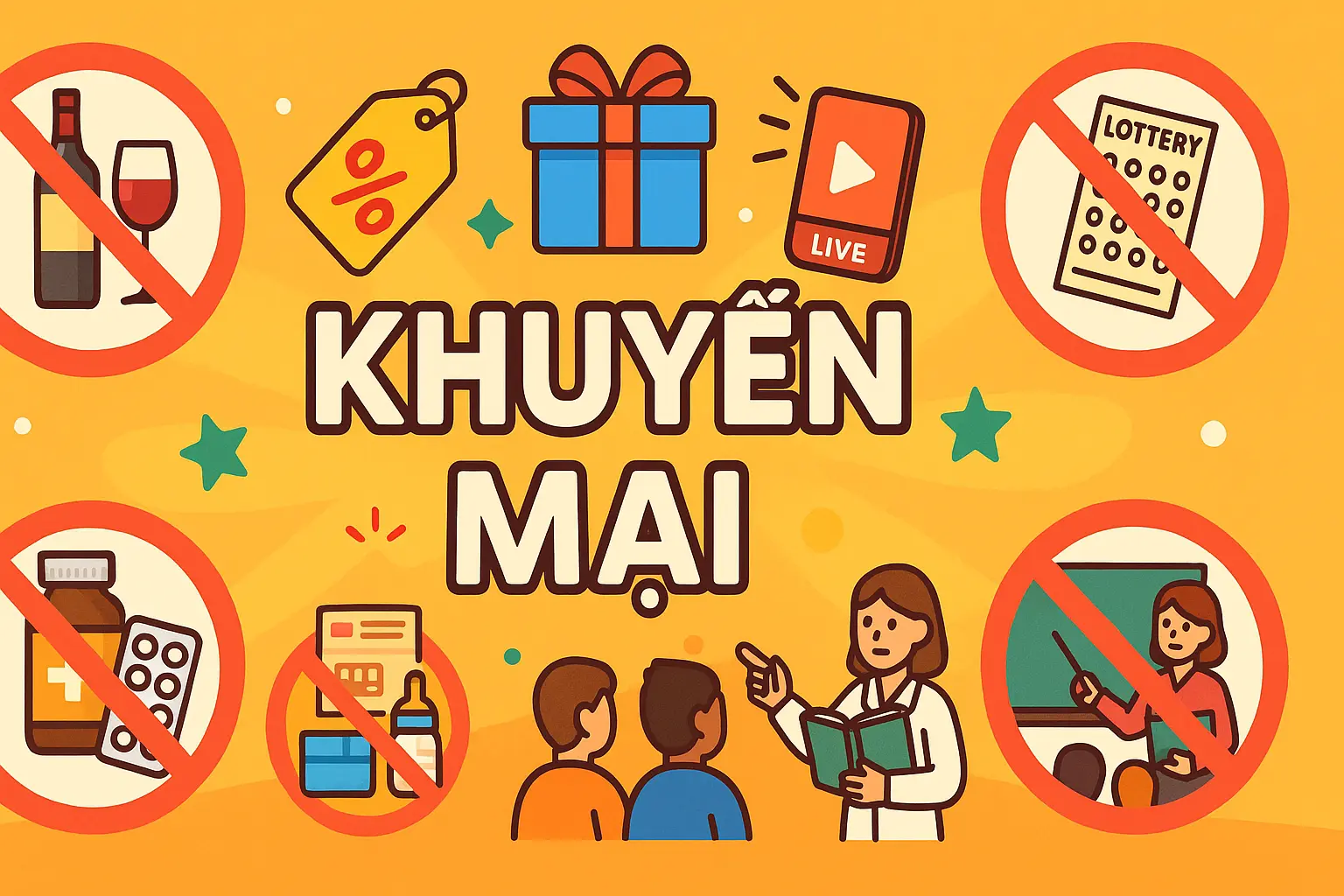 Những hàng hóa, dịch vụ nào không được khuyến mại?