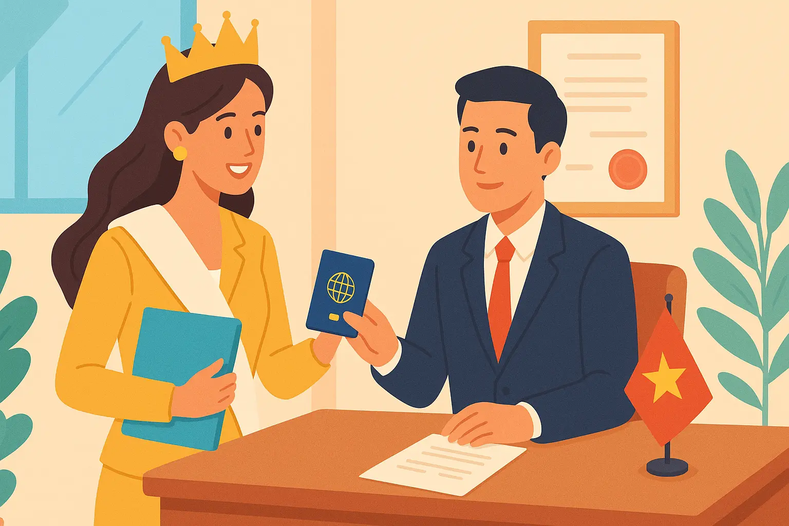 Hoa hậu Việt Nam cần xin phép cơ quan nào khi thi quốc tế?