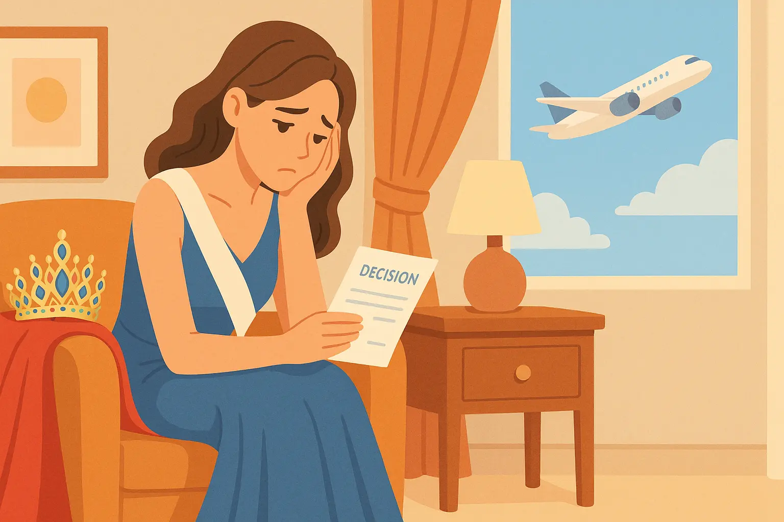 Hoa hậu có đang bị xử lý hành chính thì được thi quốc tế không?