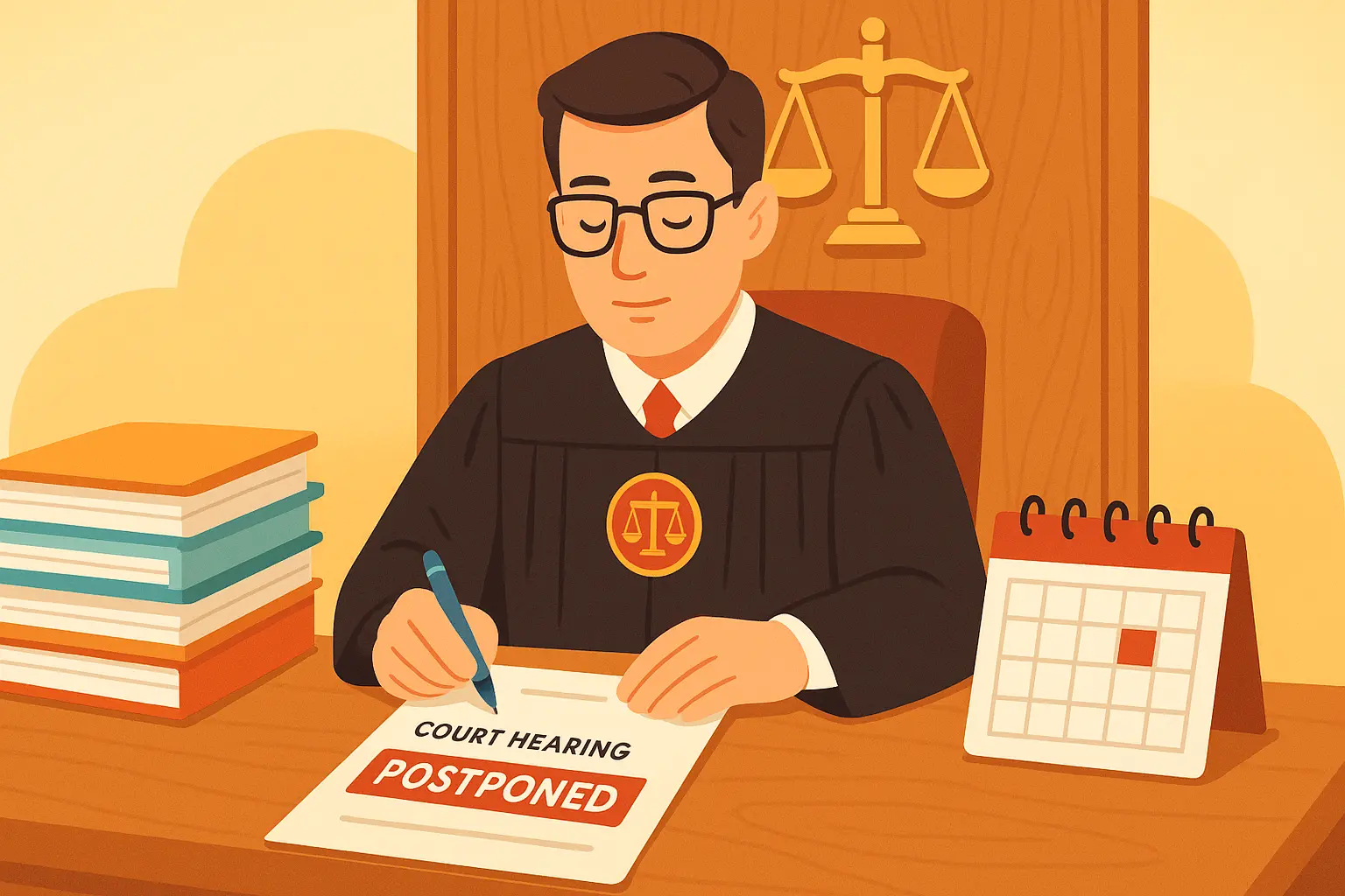 Ai là người có thẩm quyền ra quyết định hoãn phiên tòa hình sự?