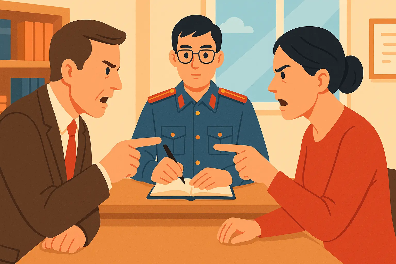 Điều tra viên có thể hỏi thêm sau khi đối chất không?