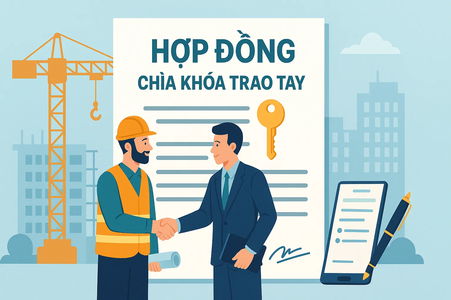 Hợp đồng chìa khóa trao tay có hiệu lực khi nào?