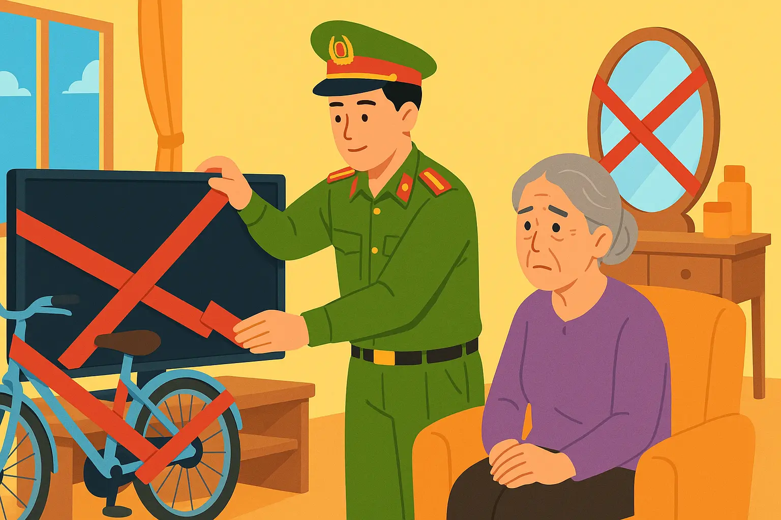 Kê biên tài sản trong tố tụng hình sự được áp dụng với đối tượng nào?
