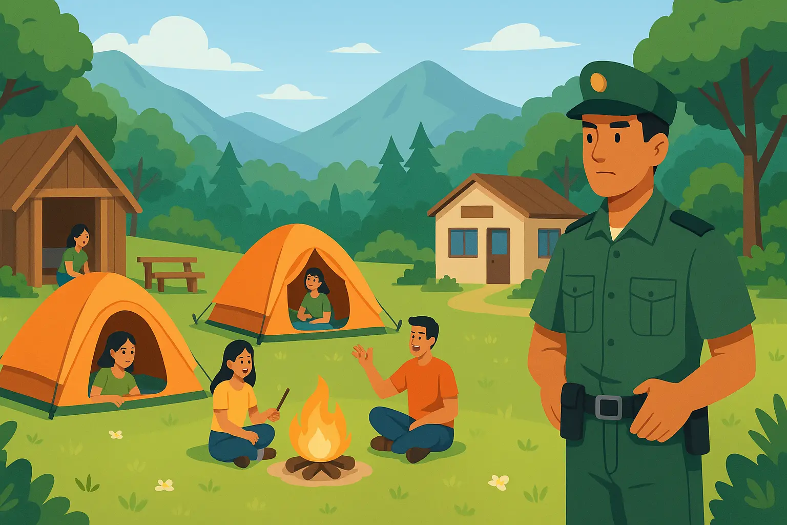 Không bố trí nhân viên bảo vệ tại bãi cắm trại du lịch bị xử phạt ra sao?