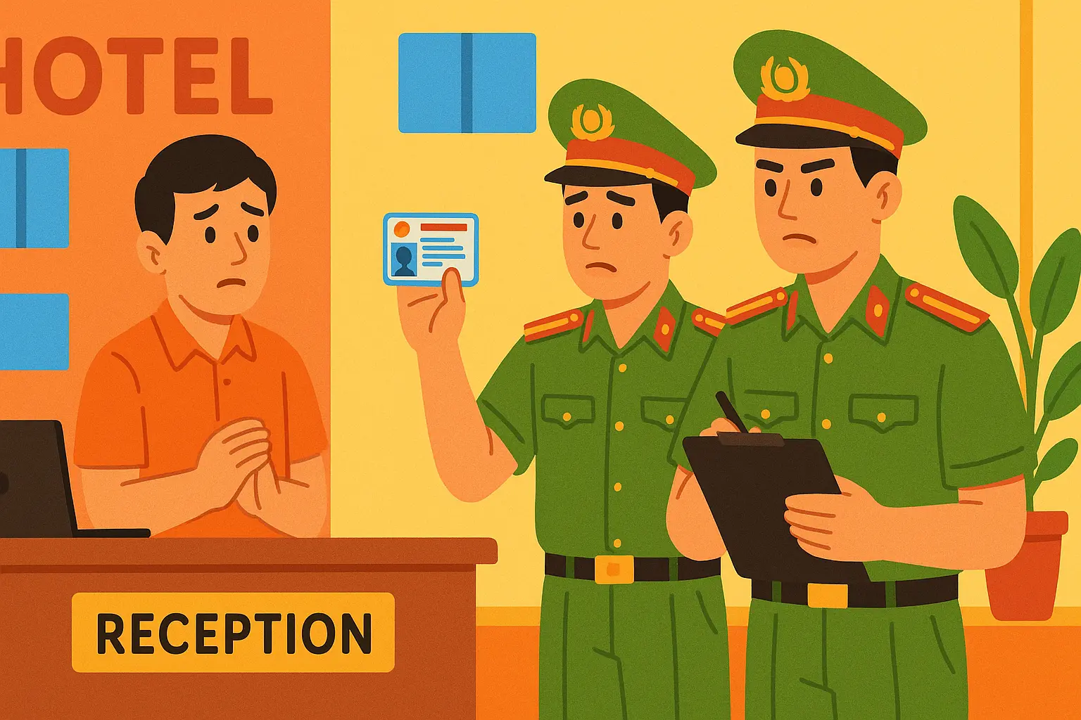 Khách sạn giữ CCCD của khách thuê phòng thì bị xử phạt bao nhiêu tiền?