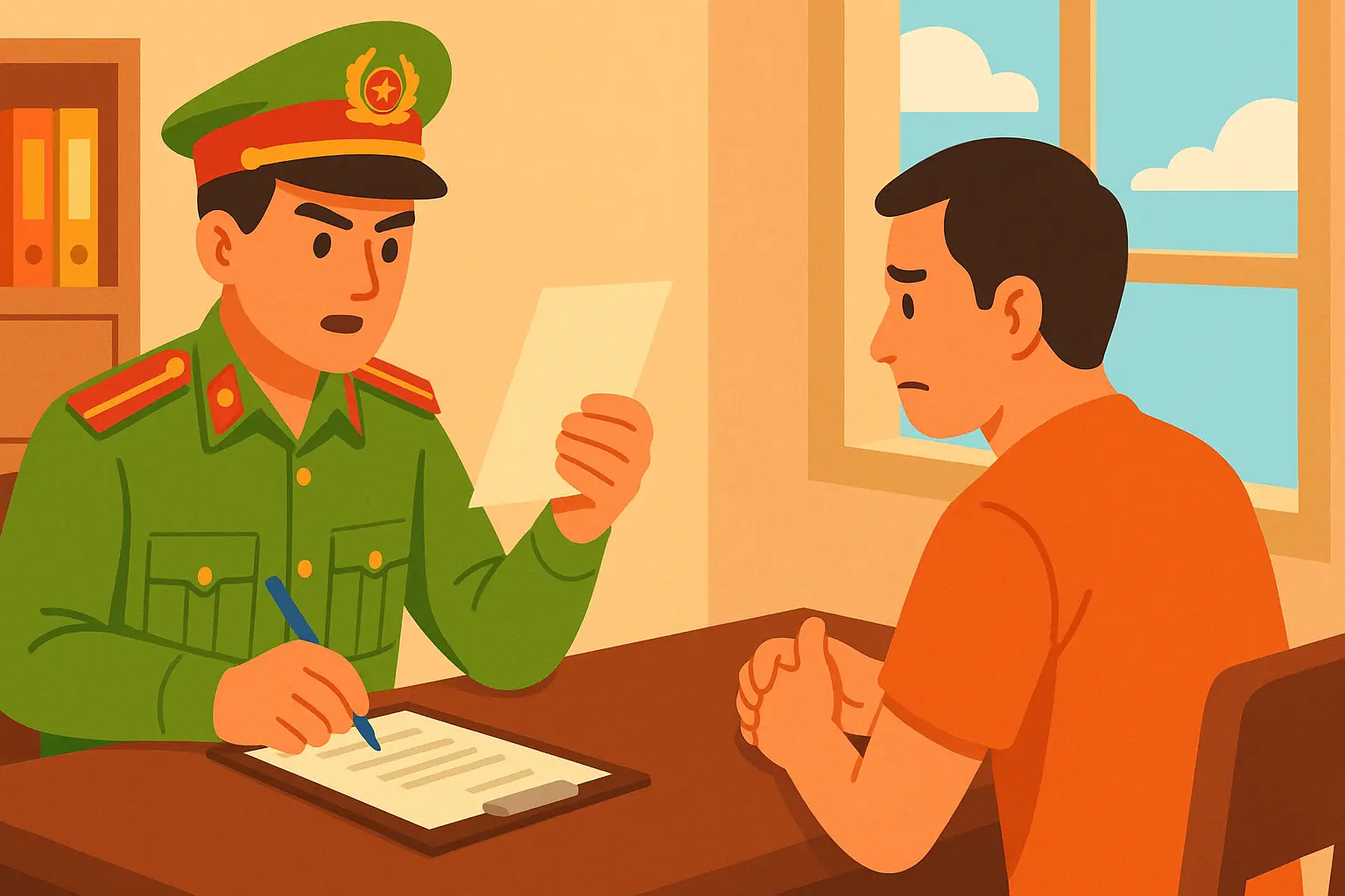 Sau khi giữ hoặc bắt người có cần lập biên bản không?