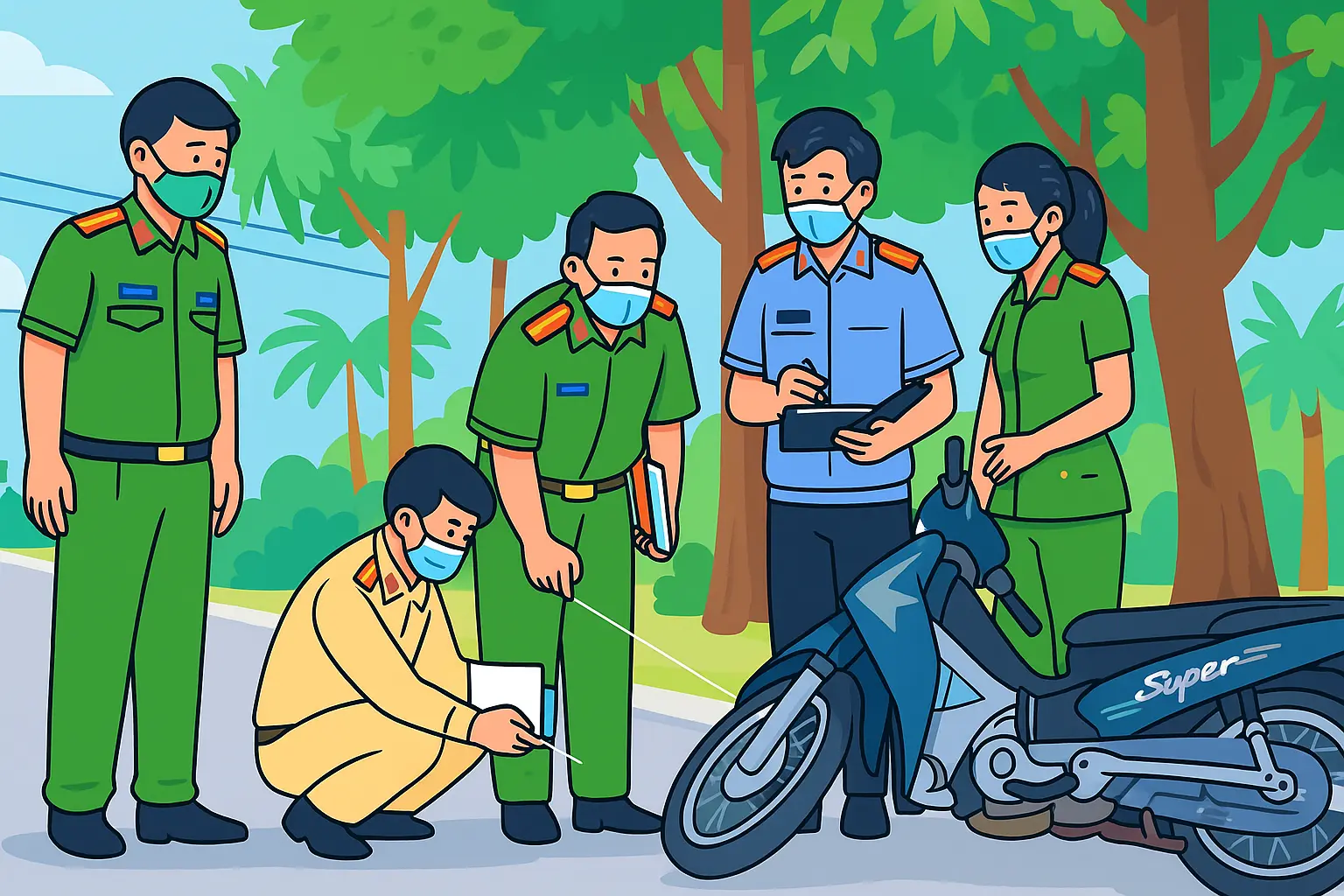 Lực lượng kỹ thuật hình sự cần thực hiện những nhiệm vụ gì khi được yêu cầu khám nghiệm hiện trường?