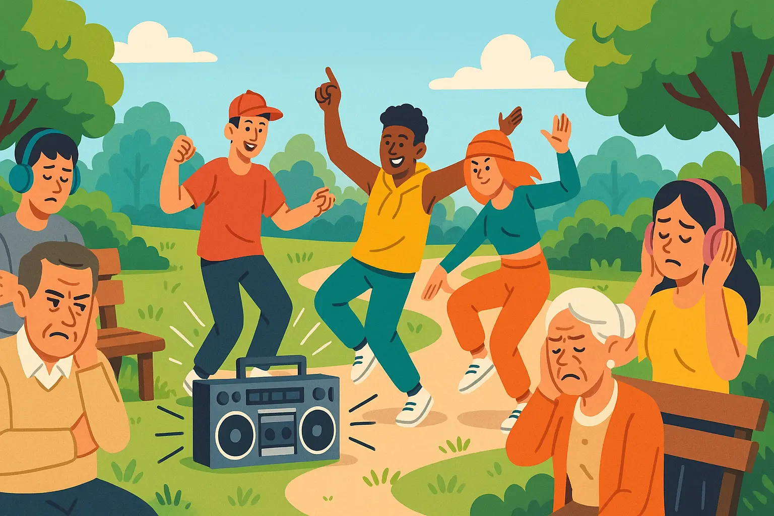 Mở loa lớn gây tiếng ồn tại công viên có bị xử phạt vi phạm hành chính không?