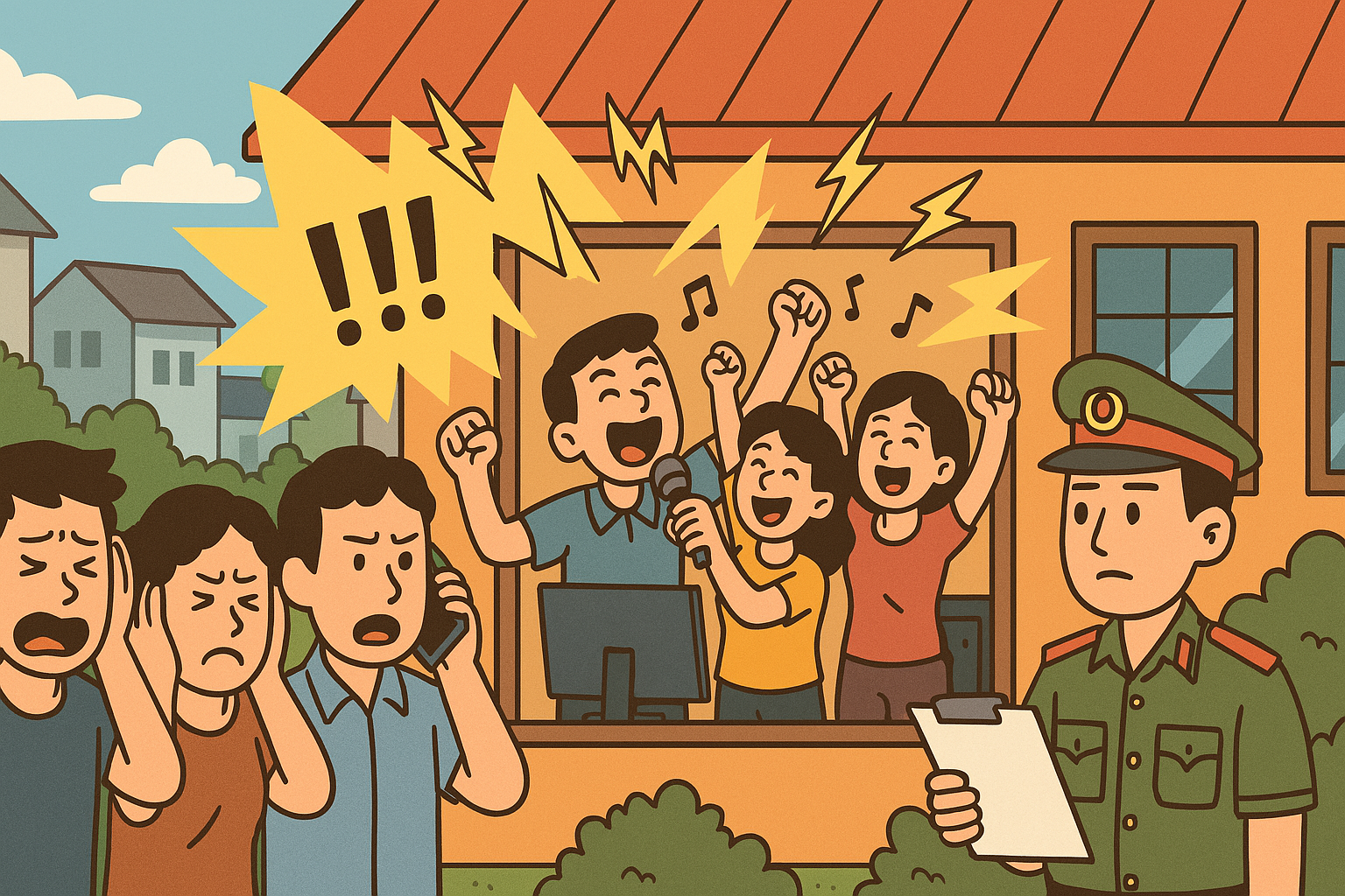 Mức phạt ô nhiễm tiếng ồn