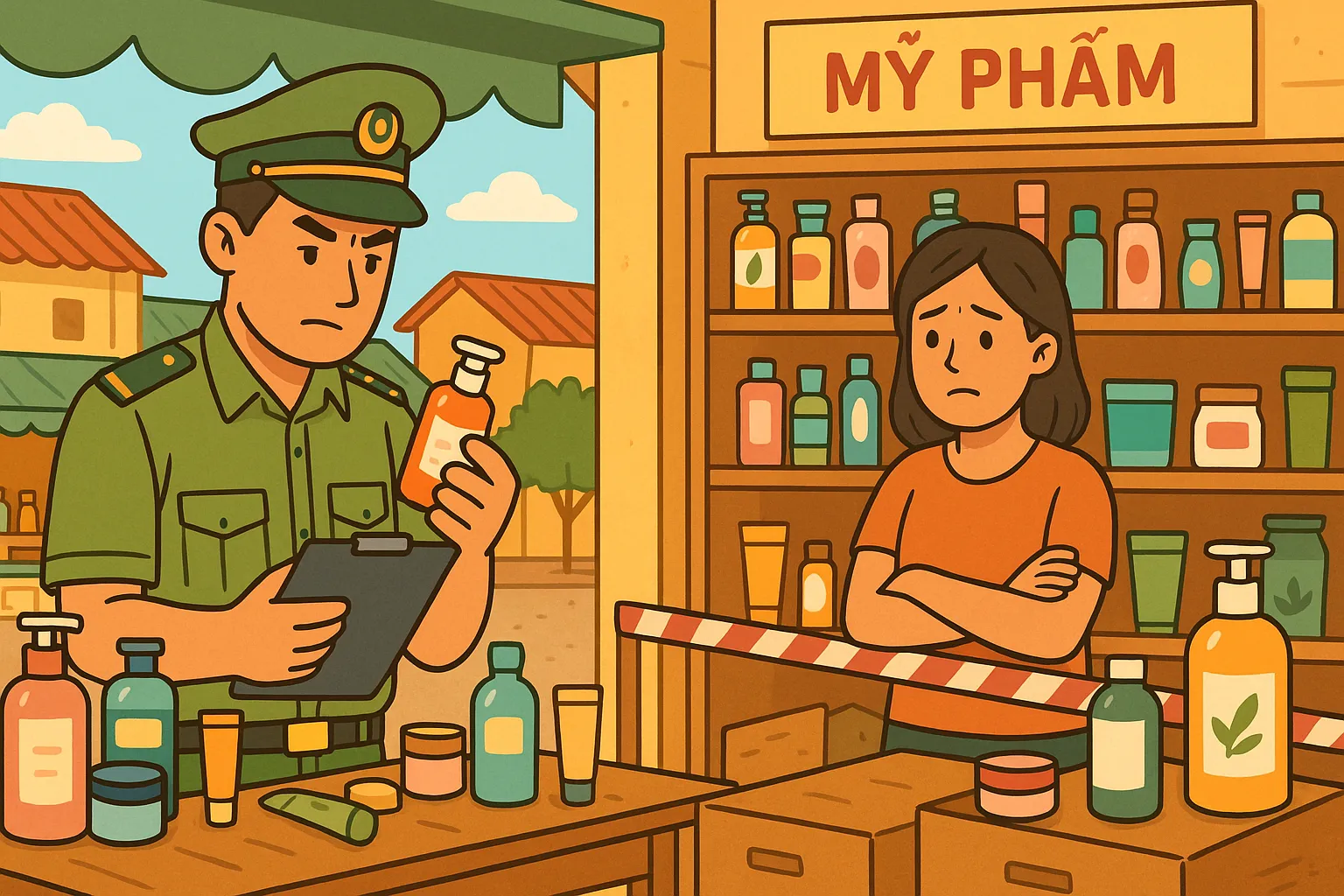 Mỹ phẩm không rõ nguồn gốc xuất xứ bị xử lý như thế nào?