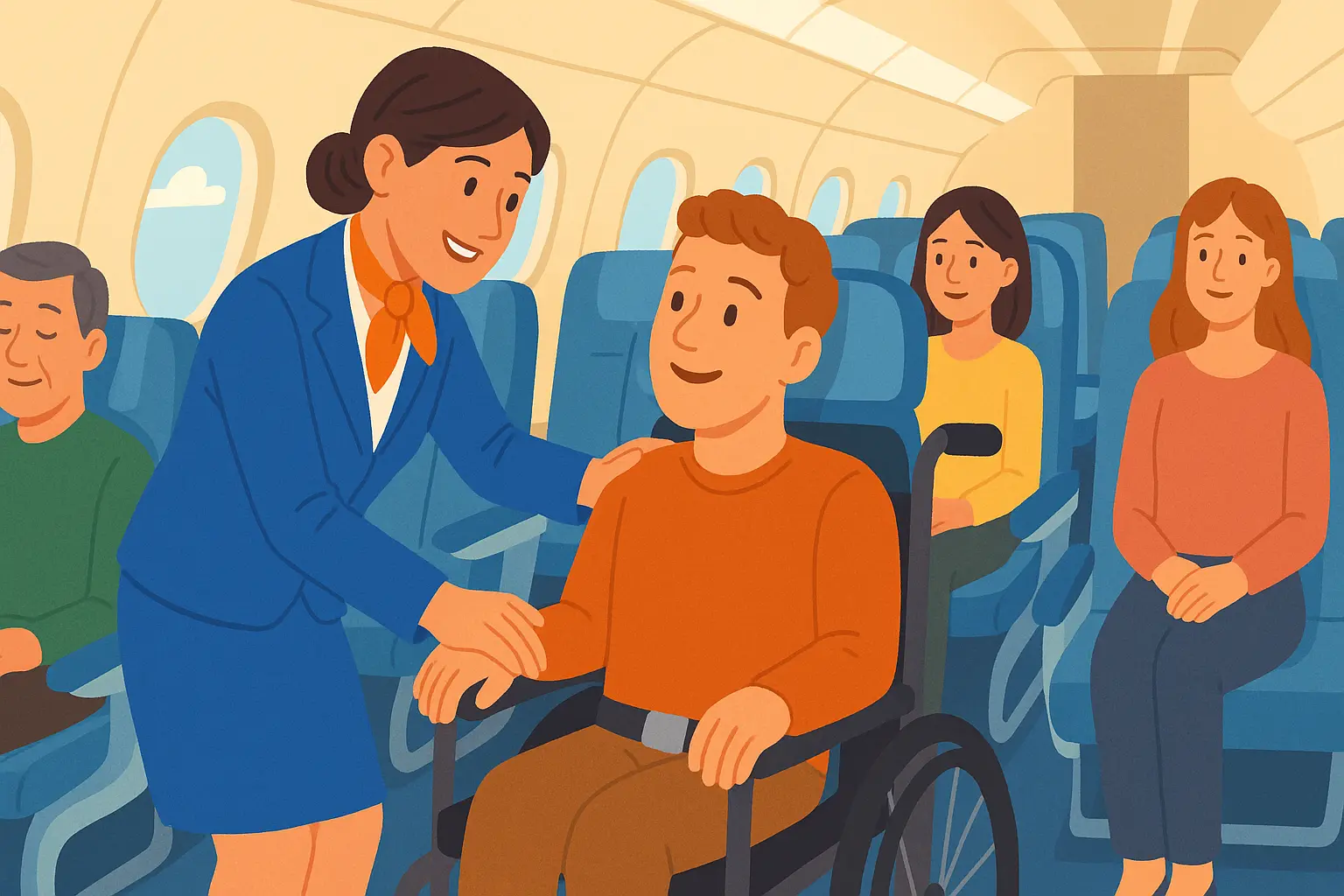 Người khuyết tật có phải là hành khách đặc biệt trên máy bay không?