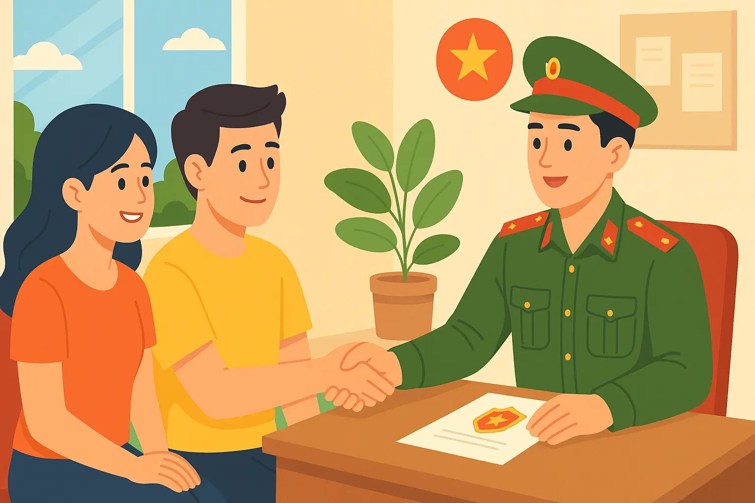 Người đã lập gia đình có được miễn tham gia dân quân tự vệ không?