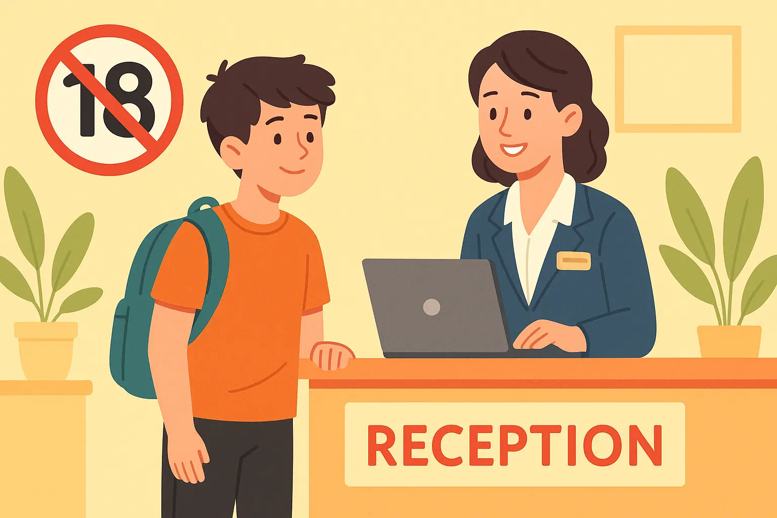 Người dưới 18 tuổi có được đặt phòng khách sạn không?