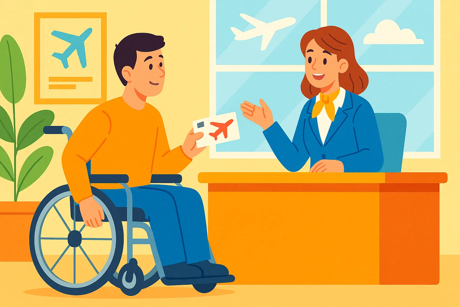 Người khuyết tật có phải là hành khách đặc biệt trên máy bay không?