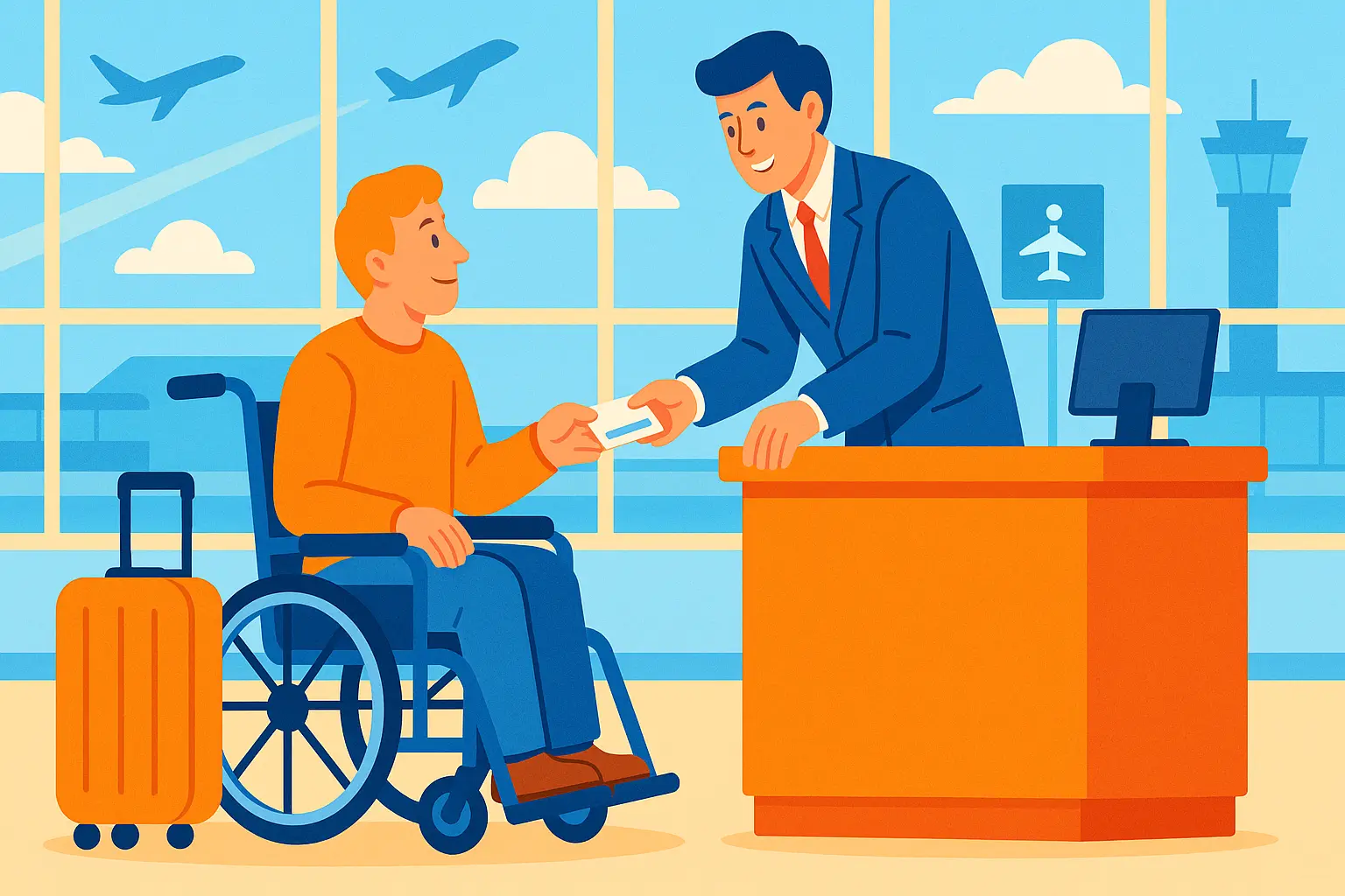 Người khuyết tật nặng có được giảm giá vé máy bay không?