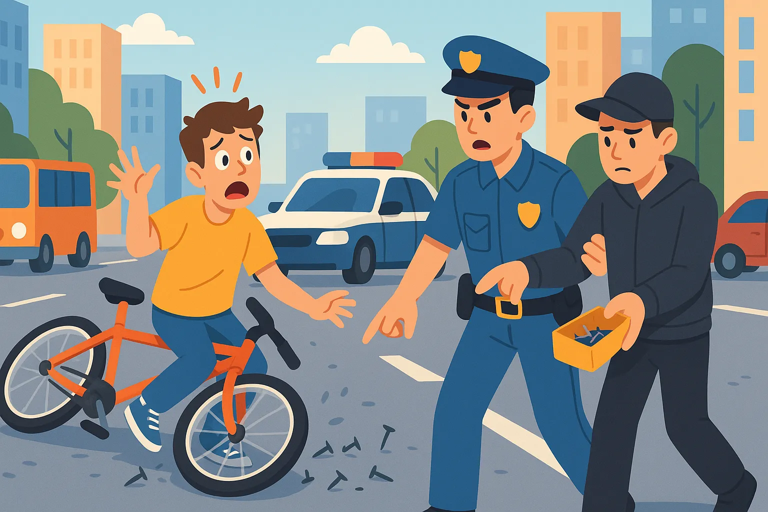 Người rải đinh trên đường quốc lộ bị xử phạt hành chính thế nào?