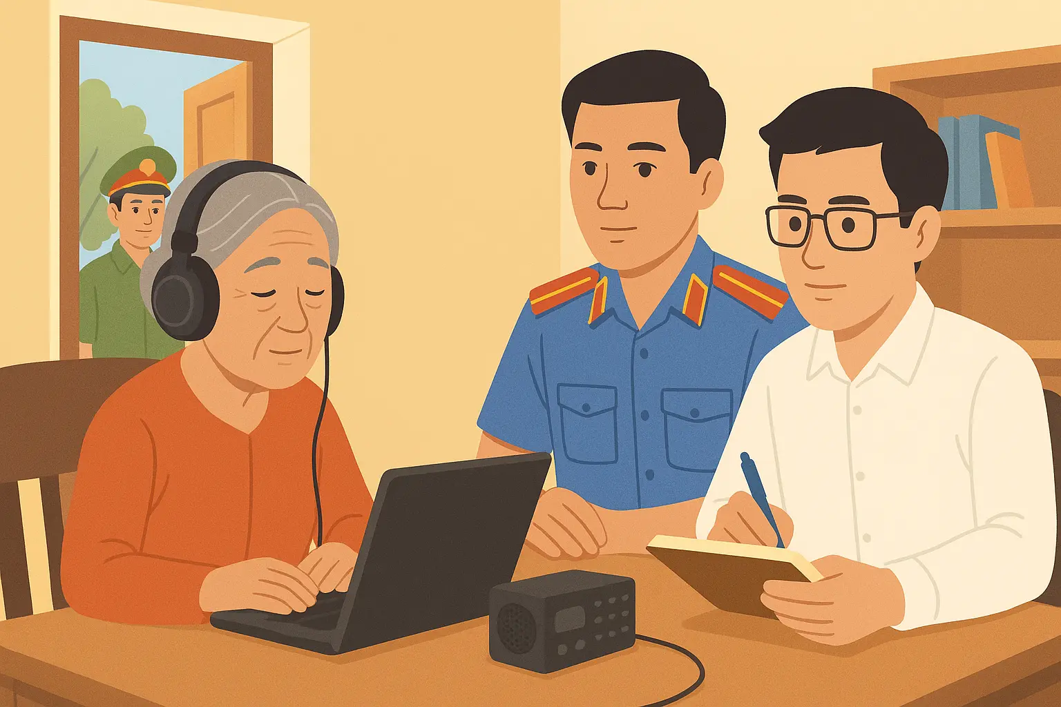 Bị hại nhận dạng giọng nói