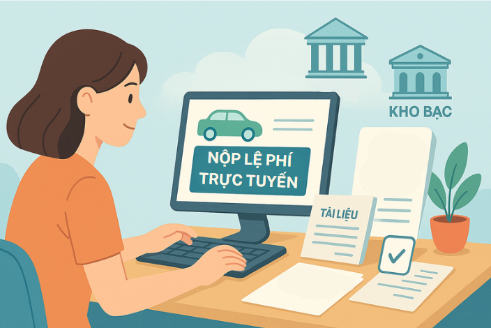 Nộp lệ phí trước bạ trực tuyến