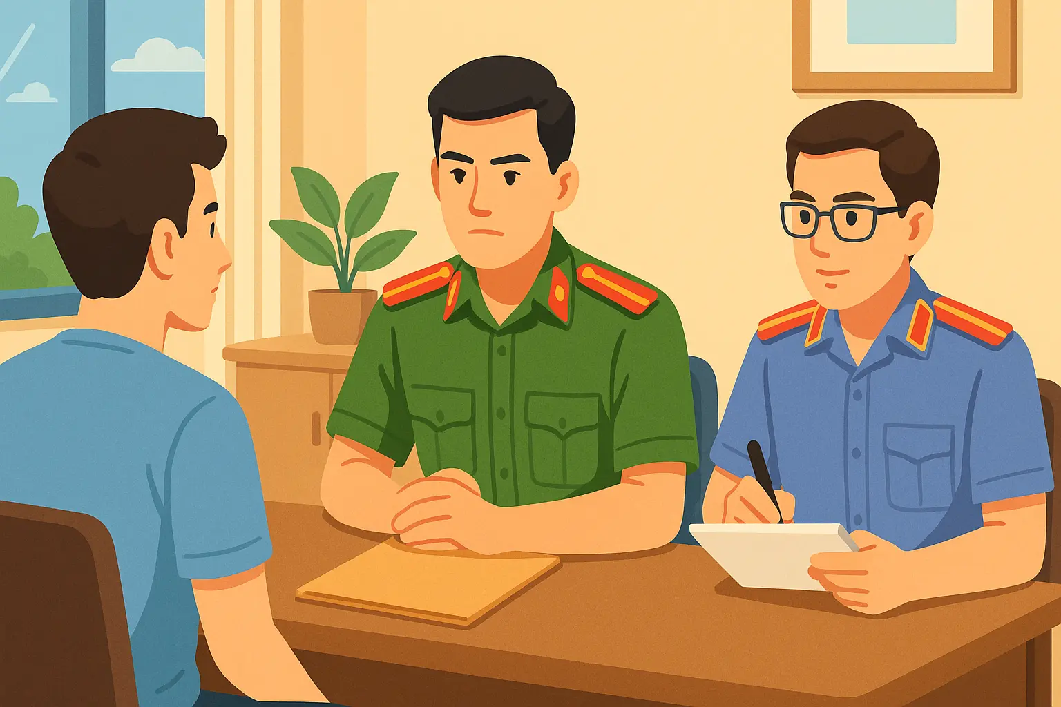 Nguyễn Quốc Khánh được hỏi cung có sự tham gia của Kiểm sát viên tại Huế