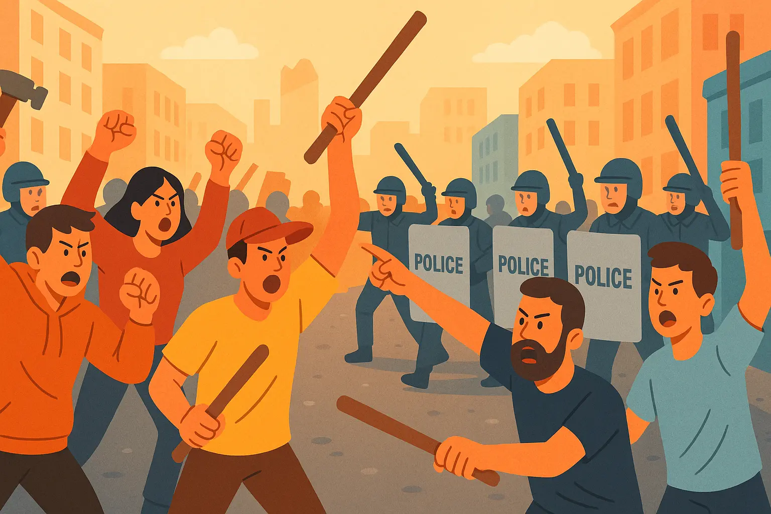 Phạm tội bạo loạn sẽ bị xử lý ra sao?