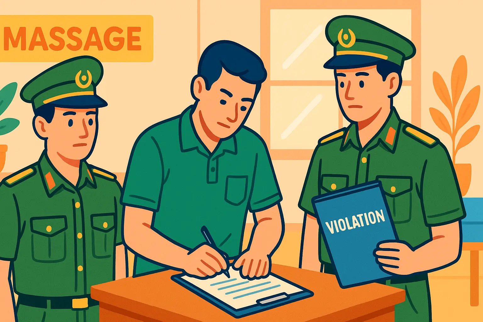 Chủ cơ sở massage trá hình mại dâm sẽ bị xử phạt hành chính như thế nào?