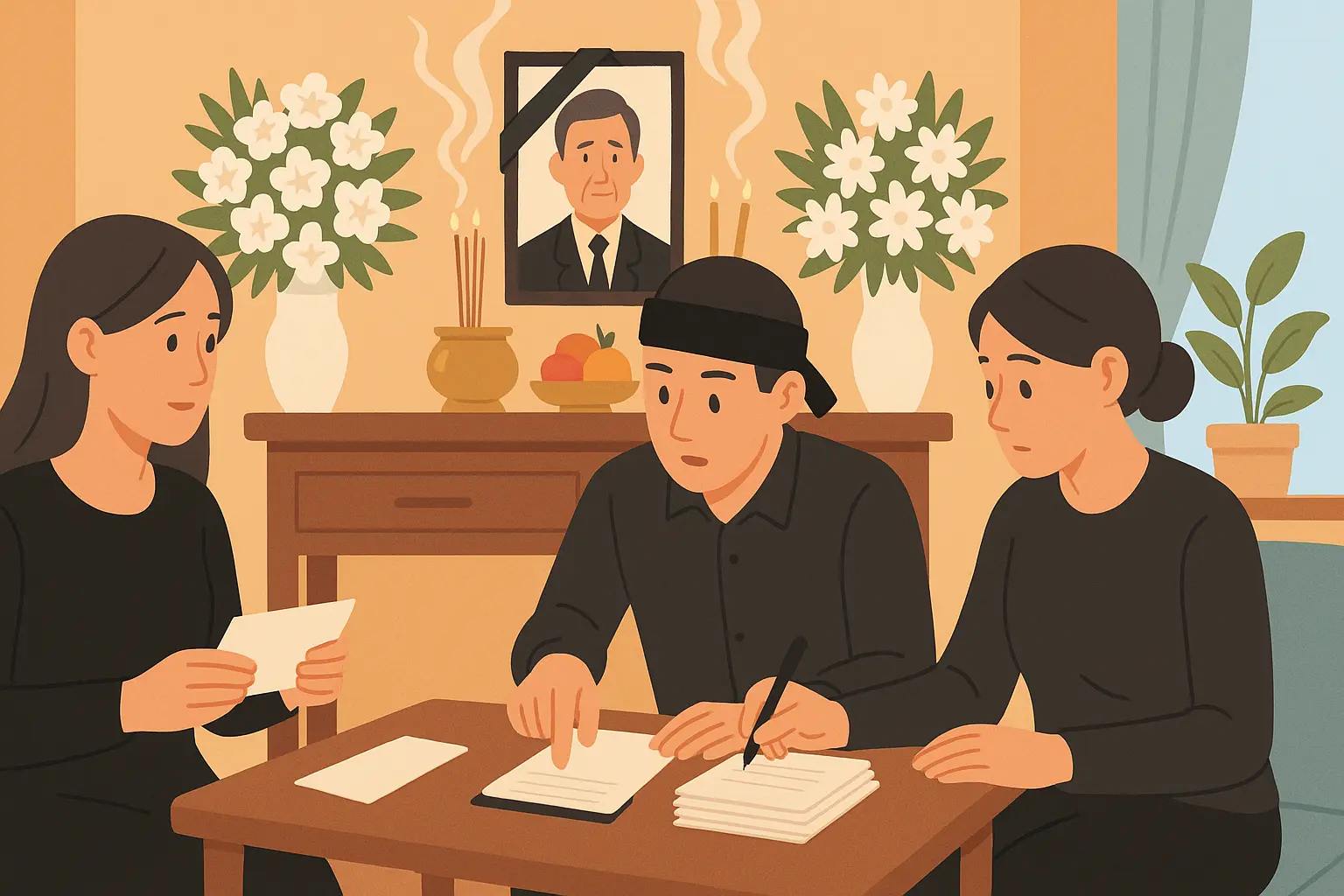 Tiền phúng viếng tại đám tang có được chia thừa kế không?