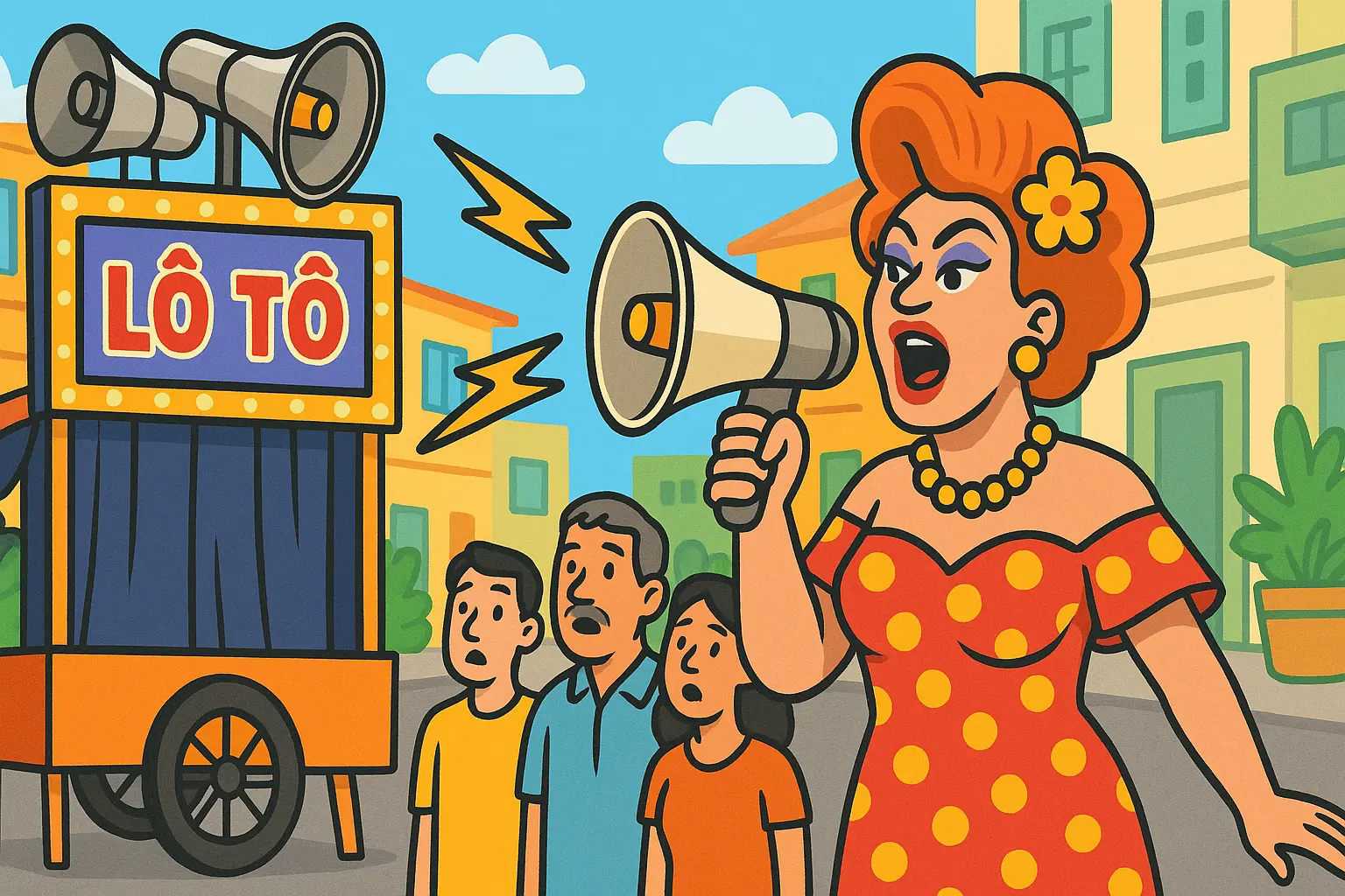 Gánh lô tô có được phép quảng cáo không?
