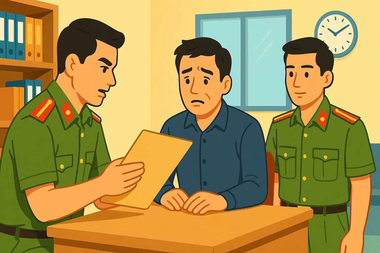 Quyết định khởi tố bị can phải bao gồm những gì?