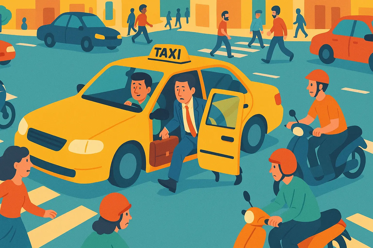 Xe taxi đón trả khách theo thỏa thuận cần tuân thủ quy định nào?