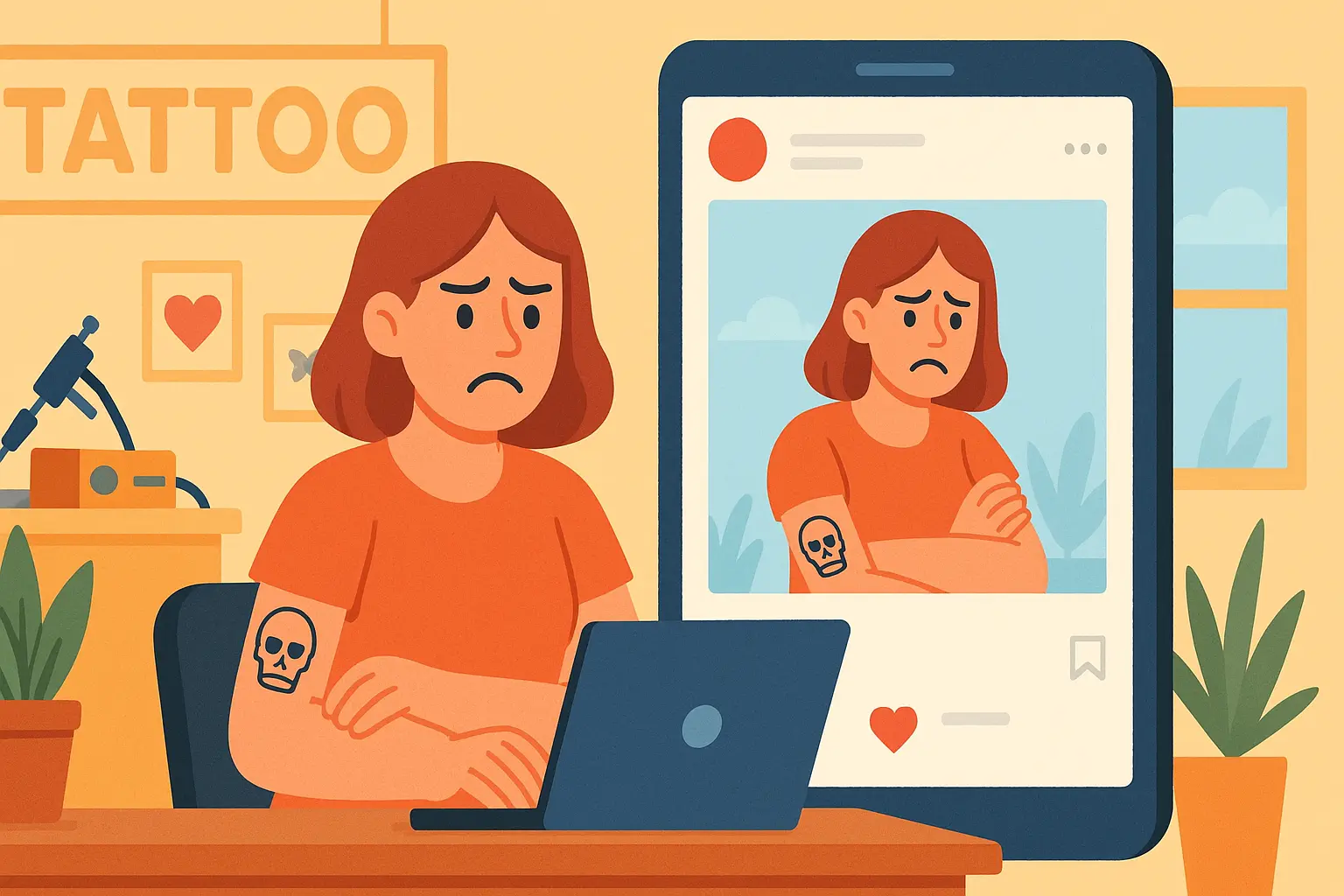 Tiệm xăm tự ý sử dụng hình ảnh khách hàng để quảng cáo có bị xử phạt không?